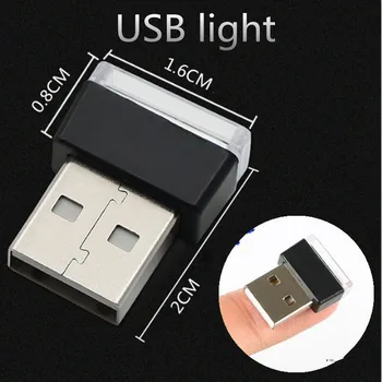 2021 YENİ USB LED Araba İç atmosfer ışığı hyundai creta İÇİN havalı h6 ıx35 ıx25 hyundai creta kia rio x hattı nissan juke