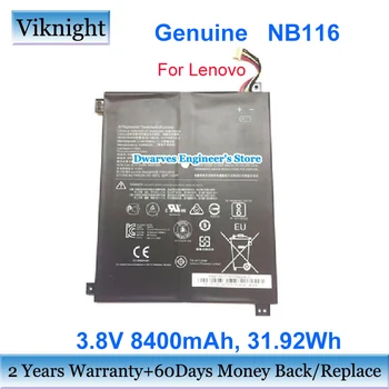Orijinal NB116 Pil 3.8 V 8400mAh Lenovo IdeaPad 100S-11BY 80R2 dizüstü pili 4 Hücreleri 31.92 Wh