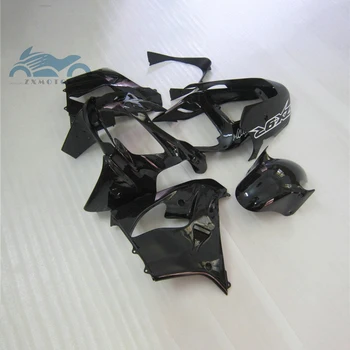 Ücretsiz Özel Motosiklet kaporta kiti KAWASAKİ Ninja ZX9R 2002 2003 spor plastik fairings set 02 03 ZX 9R tam siyah kaporta